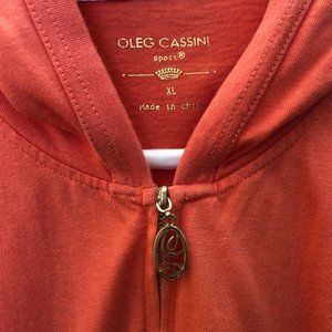 Oleg Cassini Women's Orange Sweatshirt